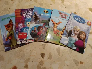 Diferentes libros de Disney