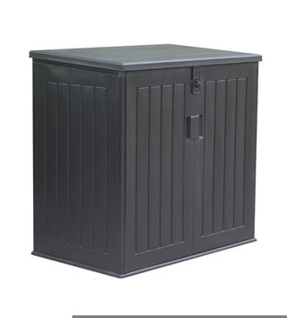 Contenitore esterno per giardino Gardiun Soften 775 litri 116x71x109/112,5 cm in resina con ammortizzatore, fondo e porte