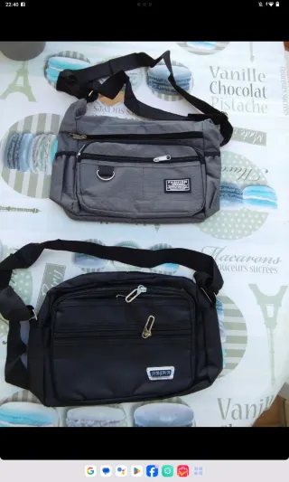Pack 2 bolsos bandolera hombre