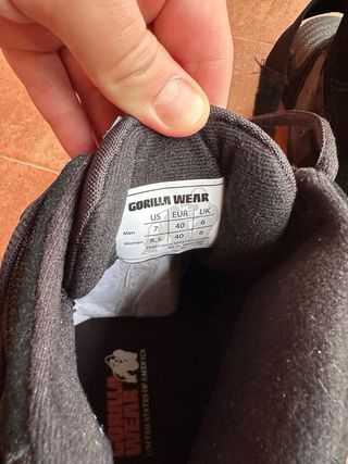 Botas Boxeo Fitness Gorilla Wear Perry High 40