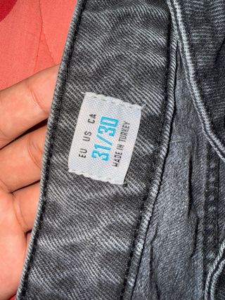 Pantalón recto gris fsbn