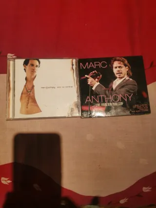 CDs Marc Anthony: Amor sin mentiras y Live