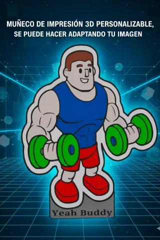 Muñeco Gimnasio Personalizable 3D