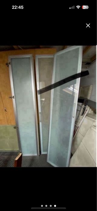 Puertas aluminio y cristal