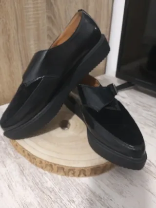 Zapatos Derby Mujer Negros