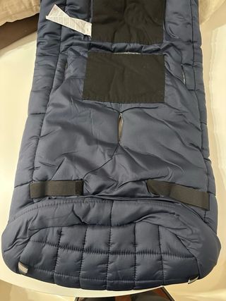 Sacco passeggino blu con stelle