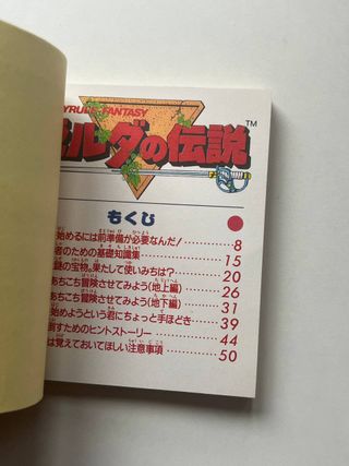 The Legend of Zelda Hyrule Fantasy Famicom Disk