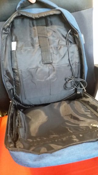 Mochila Blaupunkt USB Smart Azul