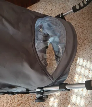 Silla de paseo bebé gris