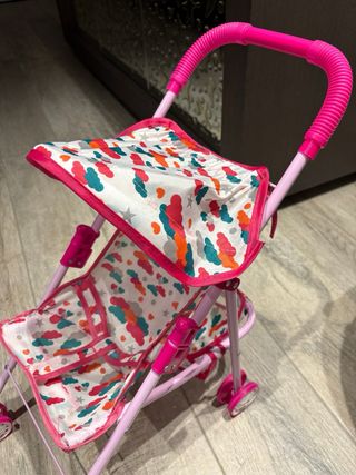 Passeggino giocattolo bambina rosa