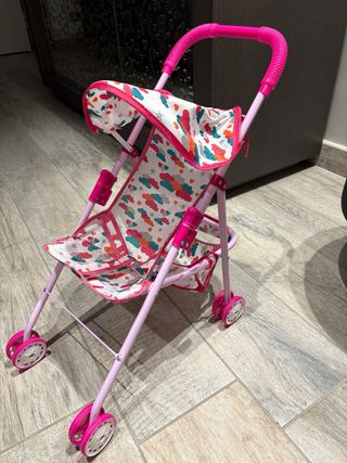 Passeggino giocattolo bambina rosa