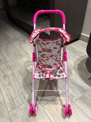 Passeggino giocattolo bambina rosa