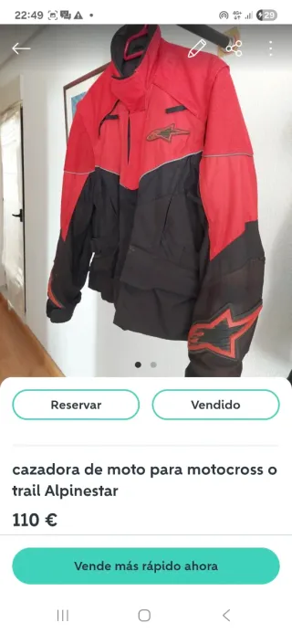 Chaqueta Moto Alpinestars Motocross/Trail