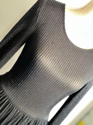 Vestido fiesta Only plateado talla XS