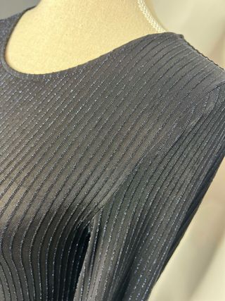 Vestido fiesta Only plateado talla XS