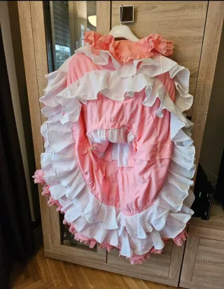 Vestido Flamenco Hecho a Mano Sevilla Rosa