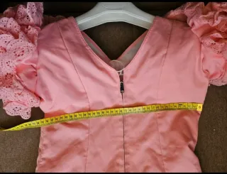 Vestido Flamenco Hecho a Mano Sevilla Rosa