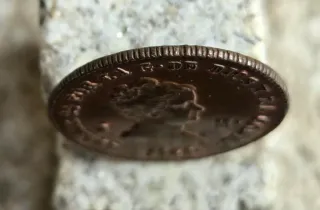 Moneda 2 Maravedís Isabel II 1838 Segovia MBC+