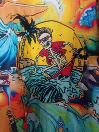 Camisa Hawaiana Surf XXL Sin Estrenar