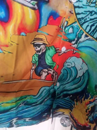 Camisa Hawaiana Surf XXL Sin Estrenar