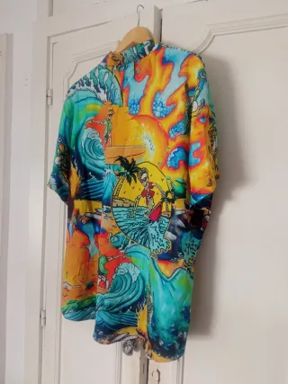 Camisa Hawaiana Surf XXL Sin Estrenar