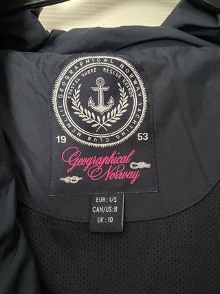 Chaqueta Geographical Norway Azul Talla S