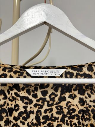 Vestido estampado leopardo