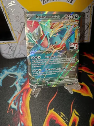 Carta Pokémon Bramaluna EX de liga