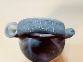 Botijo cerámica negra de Verdu, Jose Font. Ref 008