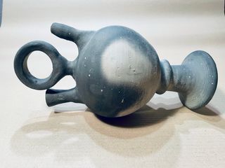 Botijo cerámica negra de Verdu, Jose Font. Ref 008