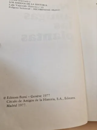 Libro vintage Nuestras amigas las plantas (1977)