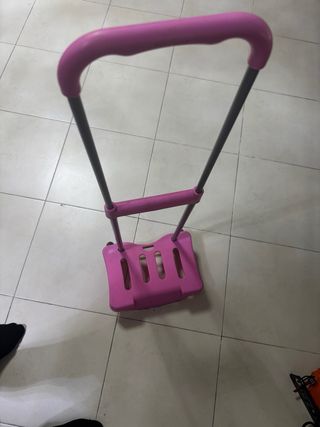 Carro para mochila rosa