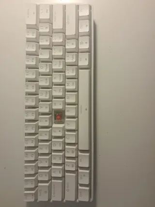 Teclado Mecánico 60% Blanco