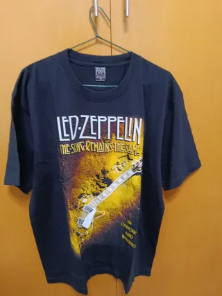 Camiseta Led Zeppelin XL Negra