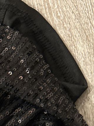 Mono lentejuelas Stradivarius negro