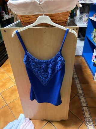 Vestido verde y beige estampado