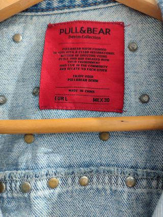 Chaleco vaquero Pull&Bear tachuelas Talla L