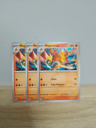 Pokémon Playset x3 Magmortar fase 1