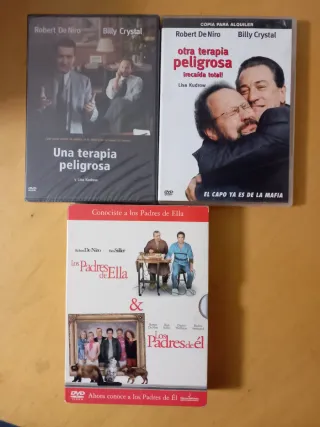 4 películas dvd Robert de Niro, comedias