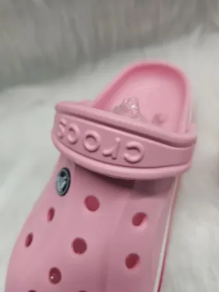 Zuecos Crocs Ballerina Rosa Candy