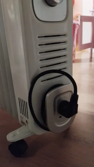 Radiador Aceite Eléctrico Blanco