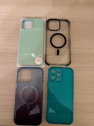 Fundas iPhone 16 Pro Max (4 unidades)