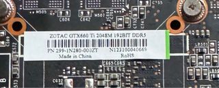 Tarjeta Gráfica Zotac GTX 660TI