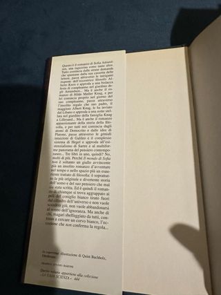 Il romanzo di filosofia più letto al mondo. In ve