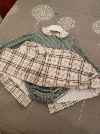 Vestido niña 24 meses con braguita