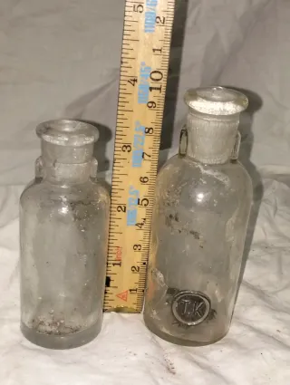 Lotto 2 Bottiglie (n9) Antiche Farmacia