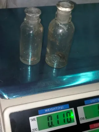 Lotto 2 Bottiglie (n9) Antiche Farmacia