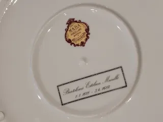 Caja de porcelana Limoges decorada