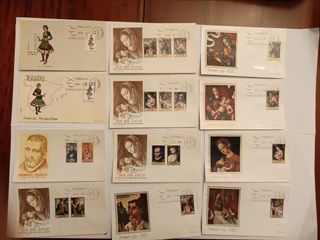 1970 Sobres Primer Día Sellos España