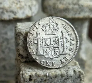 Moneda Plata 1/2 Real Fernando VII 1813 México